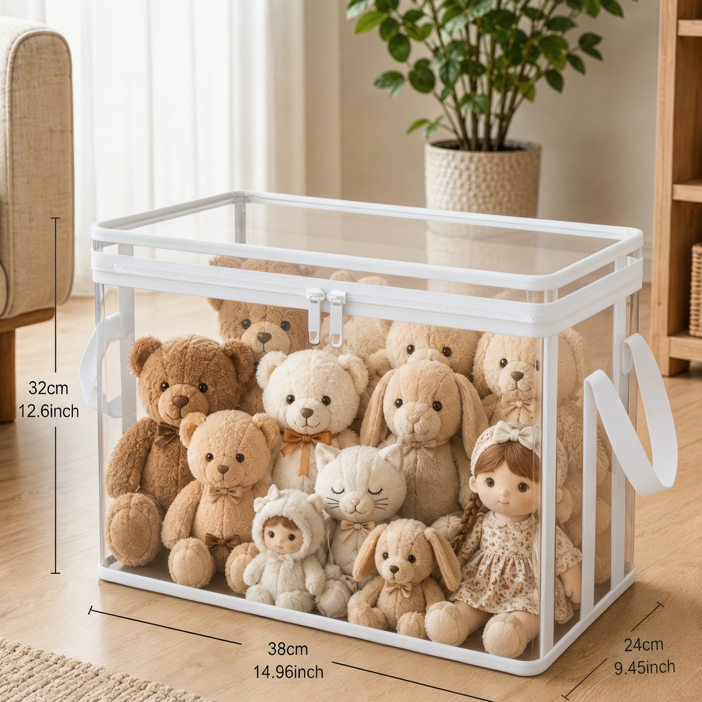 📦️Large Dustproof Storage Box with Handle📦️