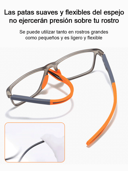 Protect your eyes smartly: Blue light filter and auto-focus in a unique design.