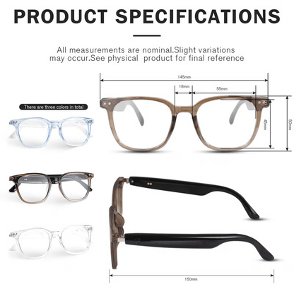 🔥 Black Friday Sale Is On Fire!🔥 AI Interpretation Smart Glasses🕶️33-Language Translation, Photochromic Lenses, AI Chat & Hands-Free Audio