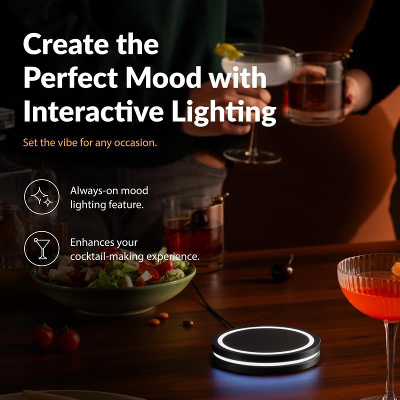 🎄Last Day Christmas Sale 49% OFF🍸 Smart Coaster 2.0 – Mix Perfect Cocktails at Home! 💡