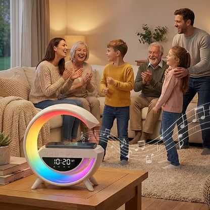 G-shaped Led Wireless Charging Speaker