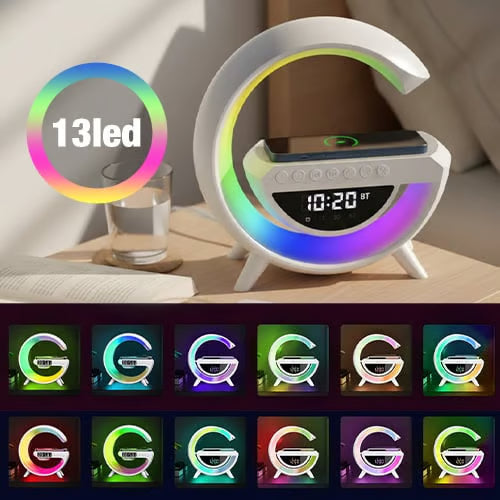 G-shaped Led Wireless Charging Speaker