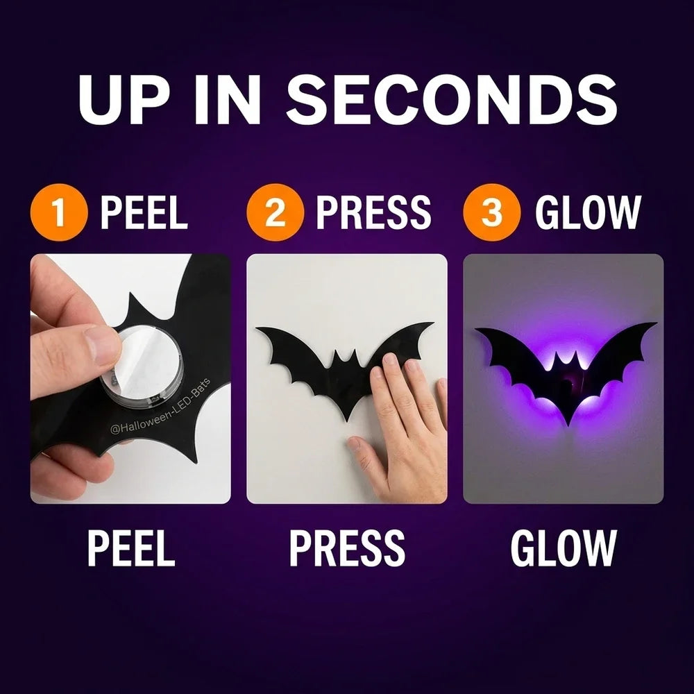 Multi-Color LED GlowBats