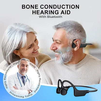 Feel the Joy. Shop the Season 🎄💖 💥 LIMITED TIME OFFER!🔥YUNPSO Bone Conduction Smart Hearing Aid Bluetooth Earphones