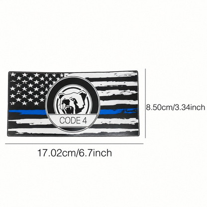 🔥Hot Sale🔥Thin Blue Line Code 4 Sticker - Show Police Support!