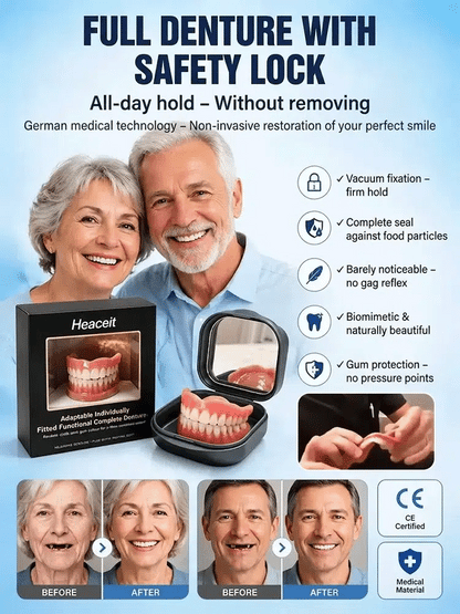 🎁Ends Today: 70% OFF! 🦷Advanced Customized Full Denture Set🦷 (🔥10,000+ Sold In Last 30 Day)
