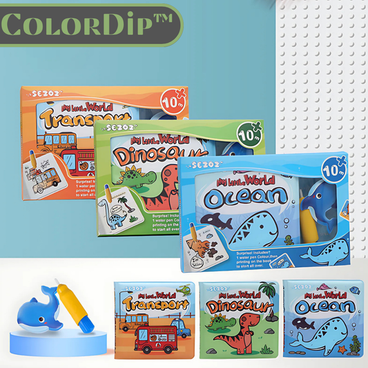 ColorDip™ - Wiederverwendbares magisches Wasser-Zeichenbuch