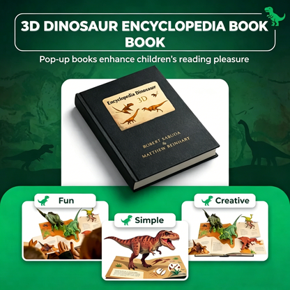 📚️3D Dinosaur Encyclopedia Book