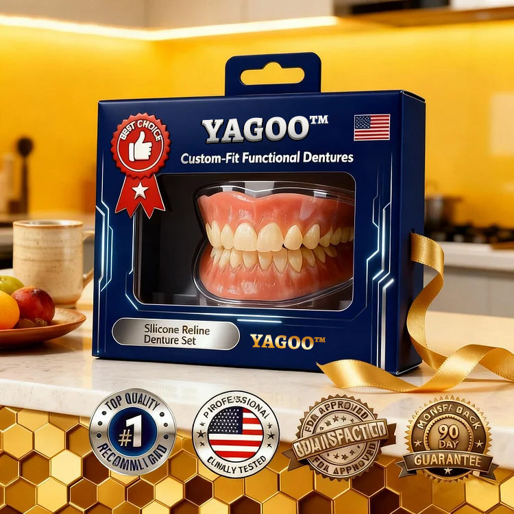 🔥BLACK FRIDAY SALE-🏆Ends Today: 70% OFF! Yagoo™ Custom Custom-Fit Full Functional Dentures