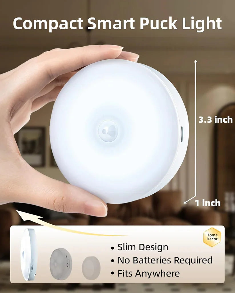 Rechargeable Motion Sensor Ceiling Light with Remote - Magnetic Wireless Ceiling Light Battery Powered for Closet Shower Stairs Shed Hallway Porch Patio ect.-BP