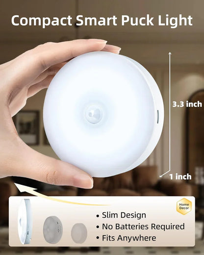 Rechargeable Motion Sensor Ceiling Light with Remote - Magnetic Wireless Ceiling Light Battery Powered for Closet Shower Stairs Shed Hallway Porch Patio ect.-BP
