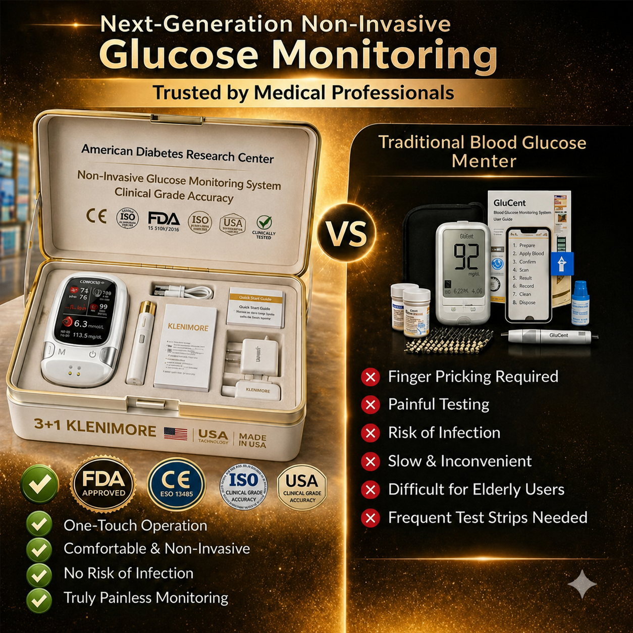 🔥Final 3 Hours: 50% OFF🏆Develops Newly Launched Non-Invasive Smart Blood Sugar Tracking Device✅TGA Approved