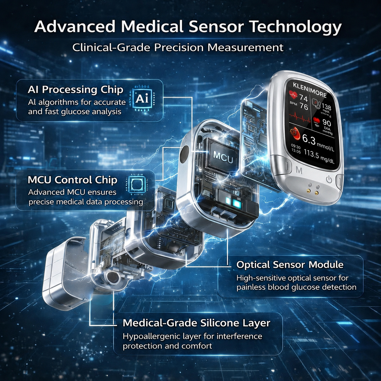 🔥Final 3 Hours: 50% OFF🏆Develops Newly Launched Non-Invasive Smart Blood Sugar Tracking Device✅TGA Approved