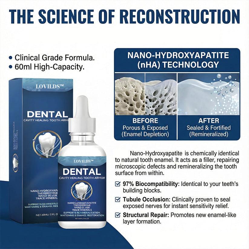 LOVILDS™ Advanced Enamel Repair & Whitening Kit (Includes Free LED Mirror)