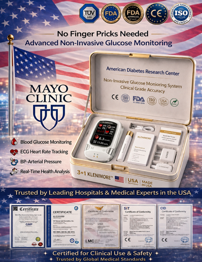 🔥Final 3 Hours: 50% OFF🏆Develops Newly Launched Non-Invasive Smart Blood Sugar Tracking Device✅TGA Approved