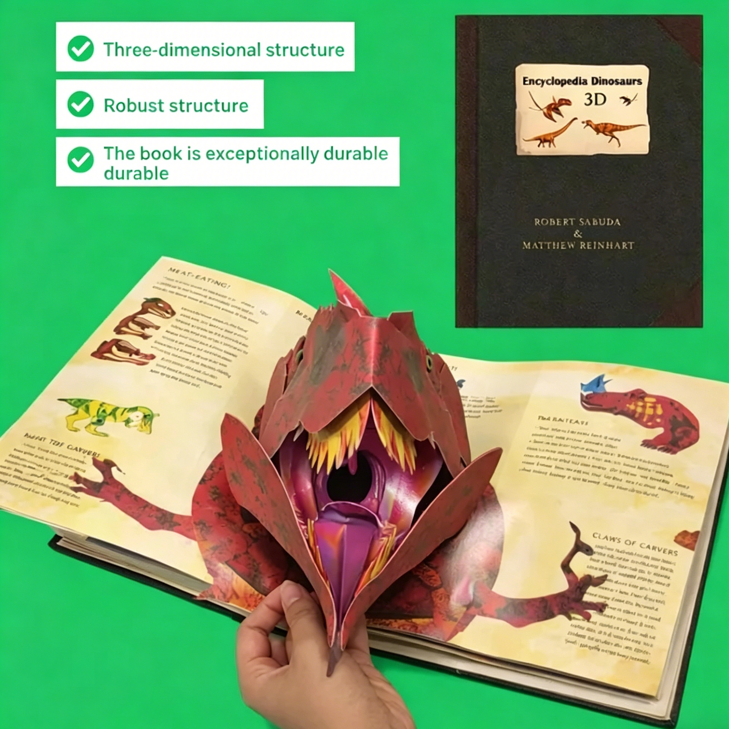 📚️3D Dinosaur Encyclopedia Book