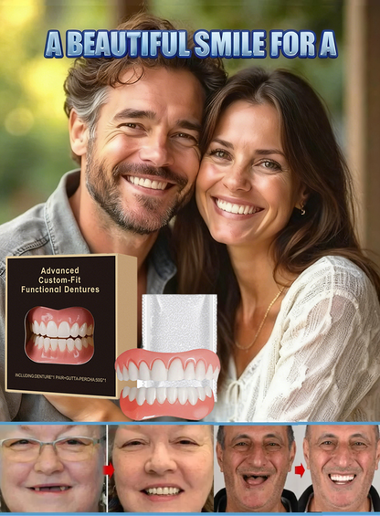 [Over 300,000 users worldwide] Full-mouth bone-supported denture set