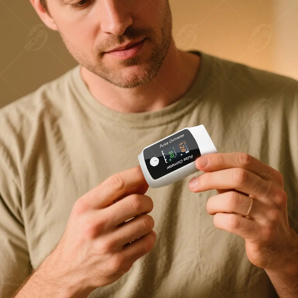 2 In 1 Dual Function Blood Oxygen and Blood Pressure Monitor