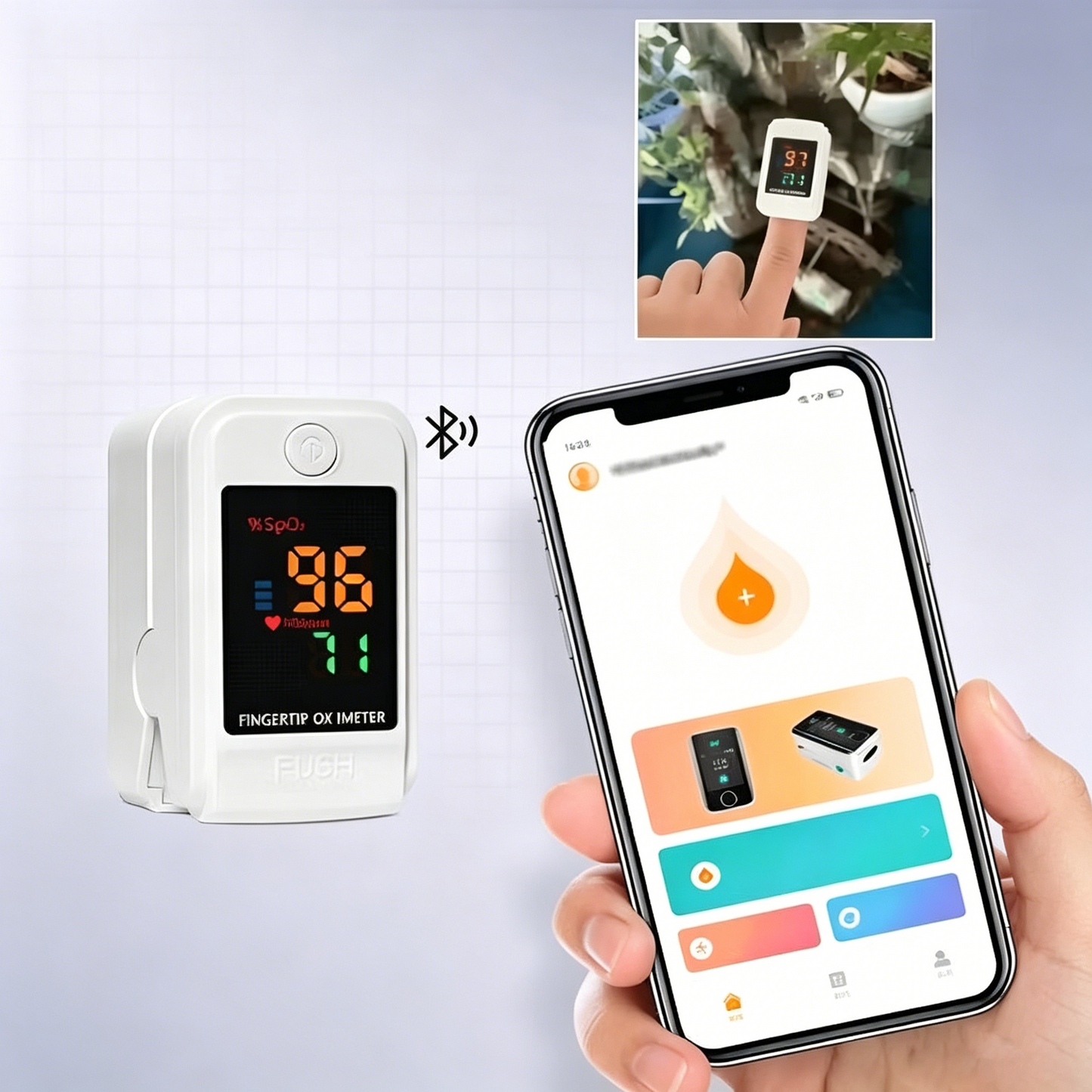🔥Medical Digital Fingertip Pulse Oximeter