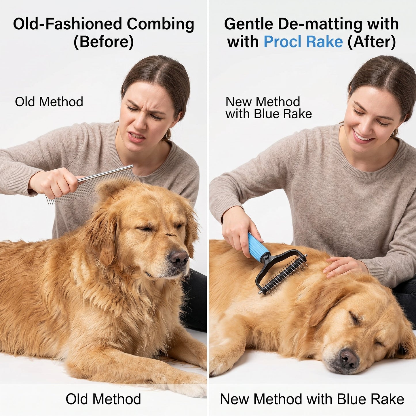 💯🐱Flash Sale!🐶 Professional Deshedding Tool For Dogs And Cats,Shedding Removal Easy to Use Essential Grooming