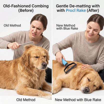 💯🐱Flash Sale!🐶 Professional Deshedding Tool For Dogs And Cats,Shedding Removal Easy to Use Essential Grooming
