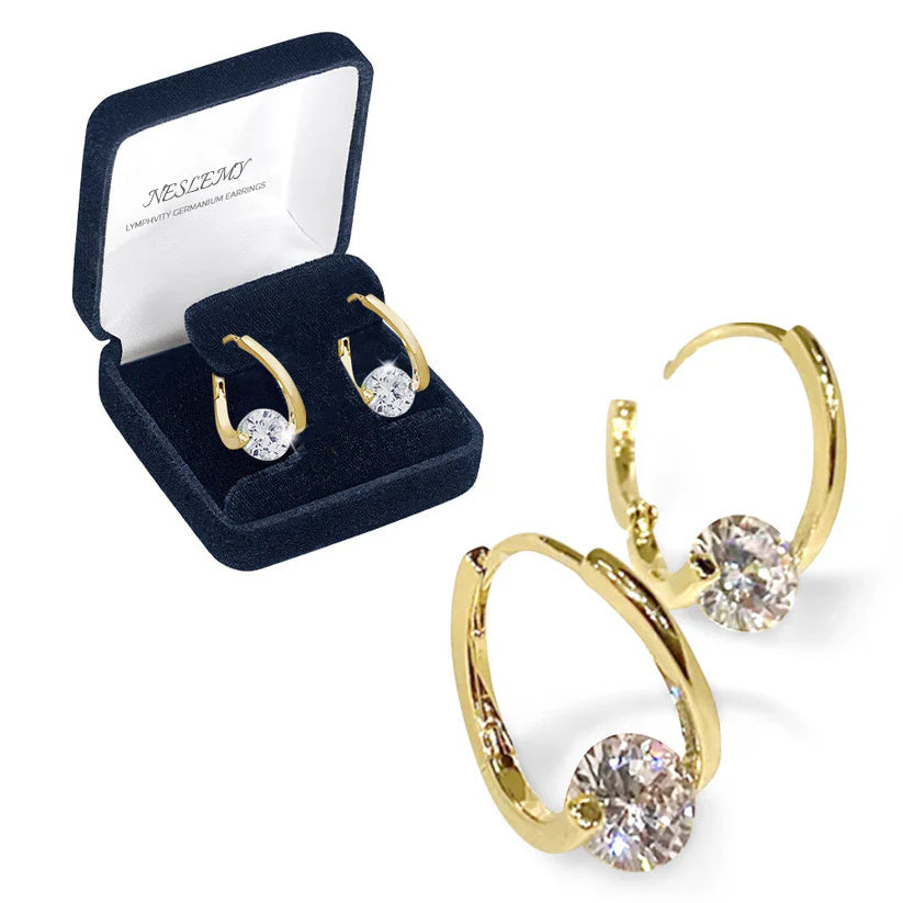 NESLEMY Lymphatic MagneTherapy Germanium Earrings — Stylish Comfort for Wellness & Energy