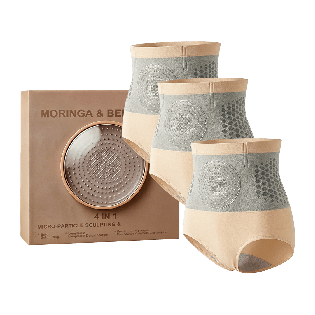 Moringa & Berberine Thermal Sculpting Briefs for Weight-Loss Support