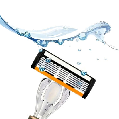 🔥24/48Pcs Men's Razor Blade Replacement with Handle