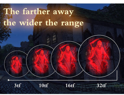 🔥Halloween Skull Dynamic Light 10 Unique HD Projection Patterns