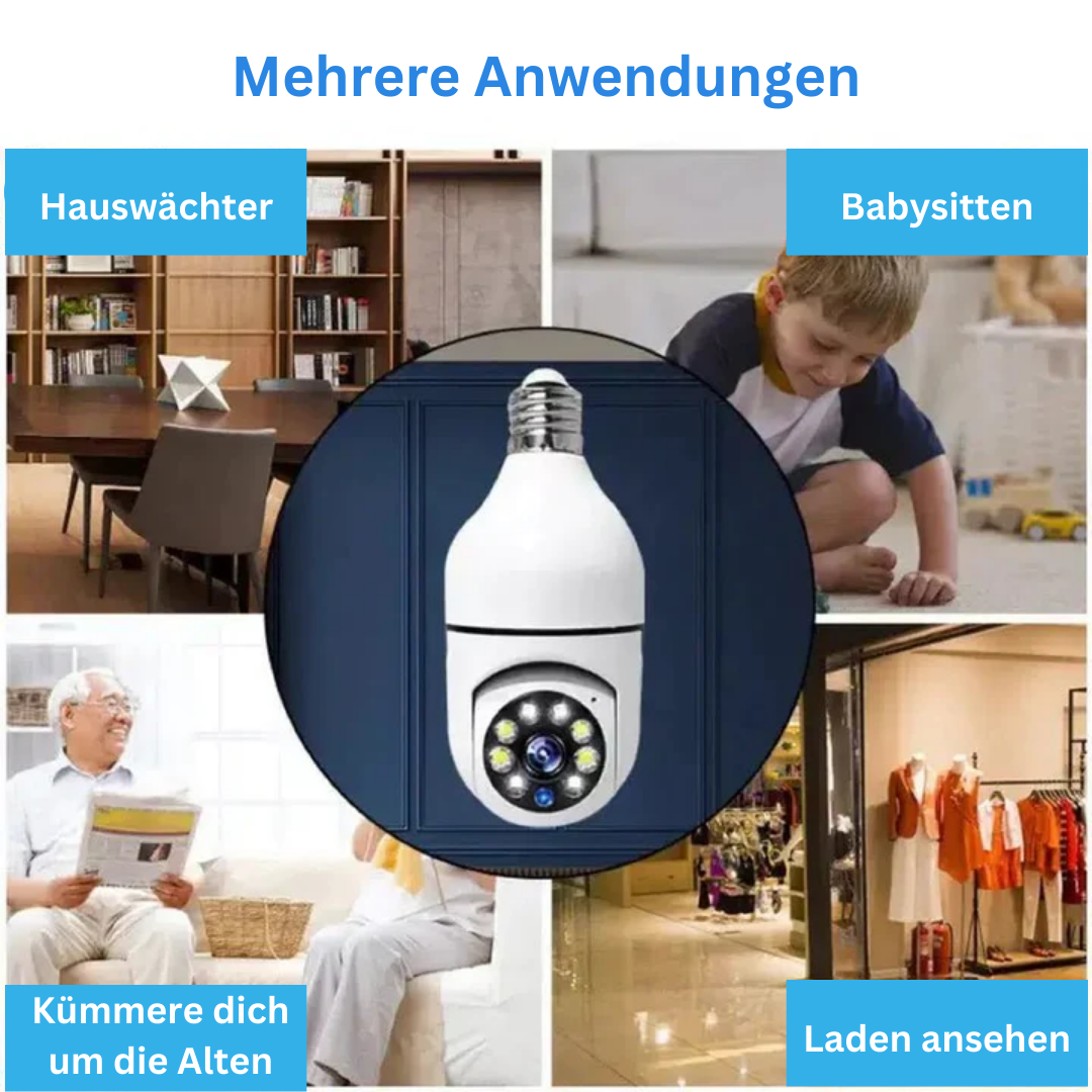 SpyBulb™ - Sicherheit Wifi Glühbirne Kamera