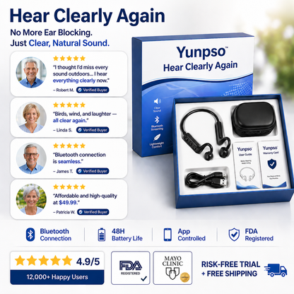🔥Limited-Time Offer🔥 Rediscover Clear Sound with the Yunpso X2 Bone Conduction Hearing Aid