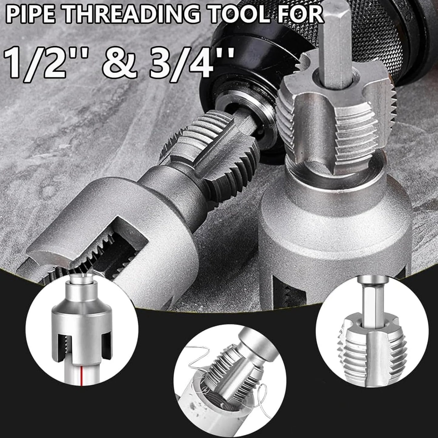 🔥Only $9.99 Last Day Promotion!🔥🛠️ Pipe Tapping and Threading Tool