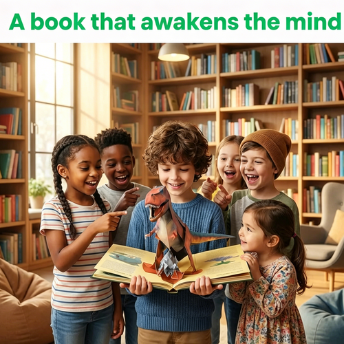 📚️3D Dinosaur Encyclopedia Book