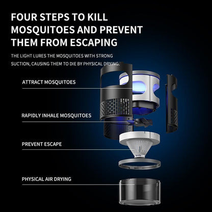 Ultra-Quiet Bionic UV Suction Mosquito Trap