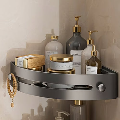 No-Drill Bathroom  Corner Shelf