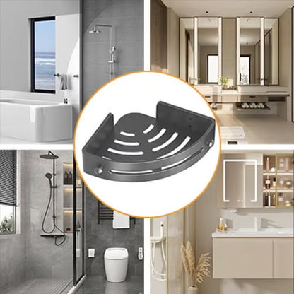 No-Drill Bathroom  Corner Shelf
