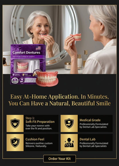 【Save $5,000 NOT Going to Dentists】Smart Silicone Teeth | Patented University Tech