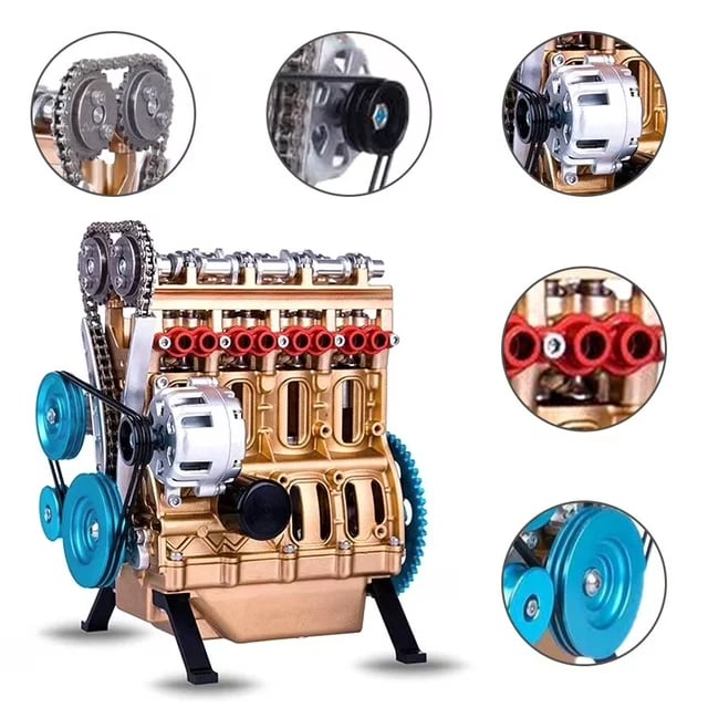 🏎️🛠️The Ultimate Desktop Masterpiece: Miniature V8 Small-Block Static Model Kit