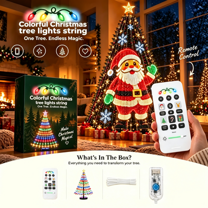 🎅 Smart Animated Christmas Tree Lights-🎄 Make Your Christmas Tree Come Alive!