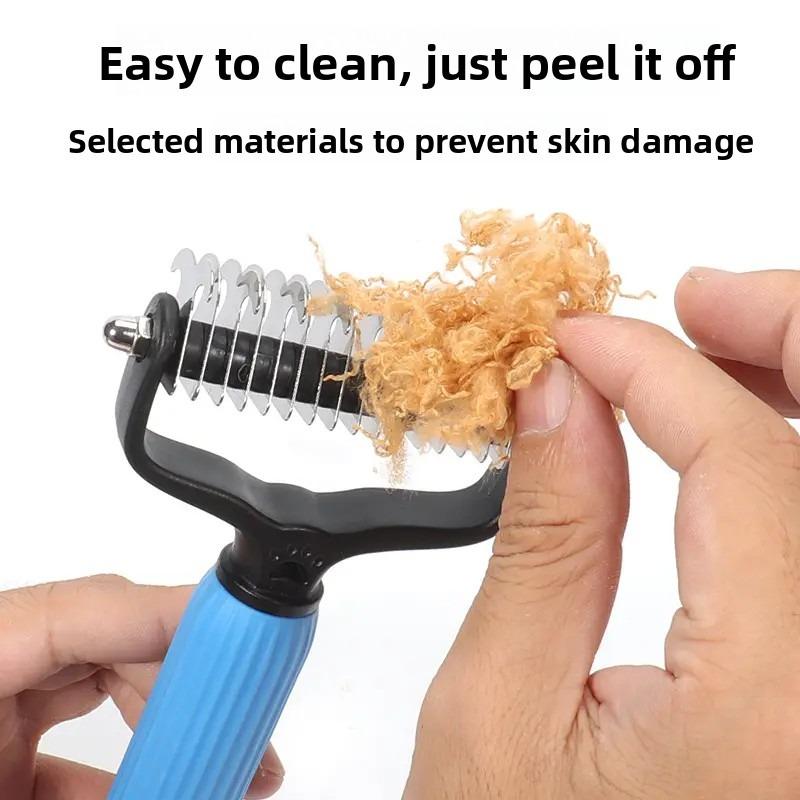 💯🐱Flash Sale!🐶 Professional Deshedding Tool For Dogs And Cats,Shedding Removal Easy to Use Essential Grooming