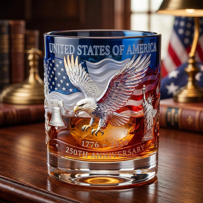 🔥Father's Day 50% OFF🔥Limited Edition 2026 USA 250th Anniversary Commemorative Glass – 1776-2026 Heritage Edition