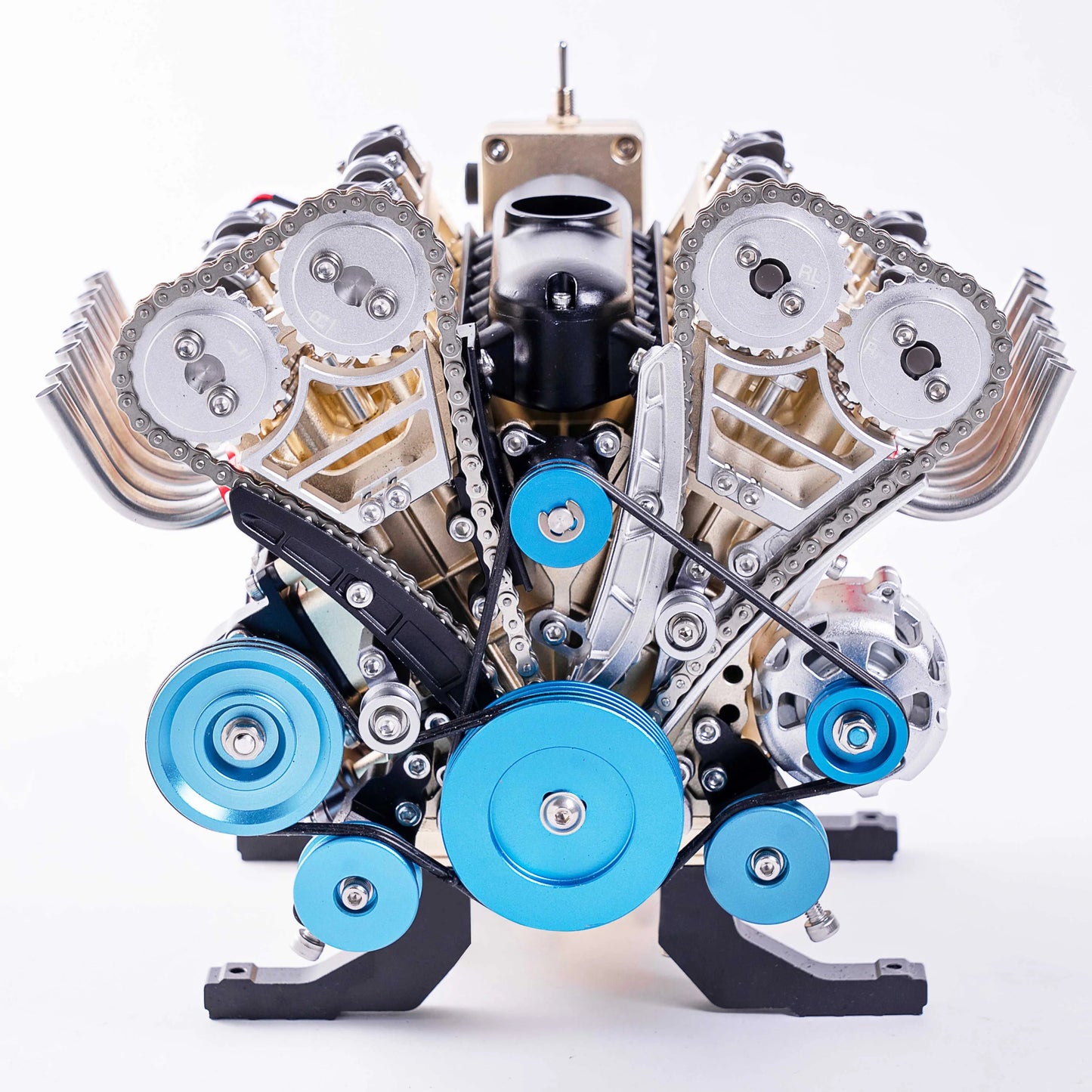 🏎️🛠️The Ultimate Desktop Masterpiece: Miniature V8 Small-Block Static Model Kit