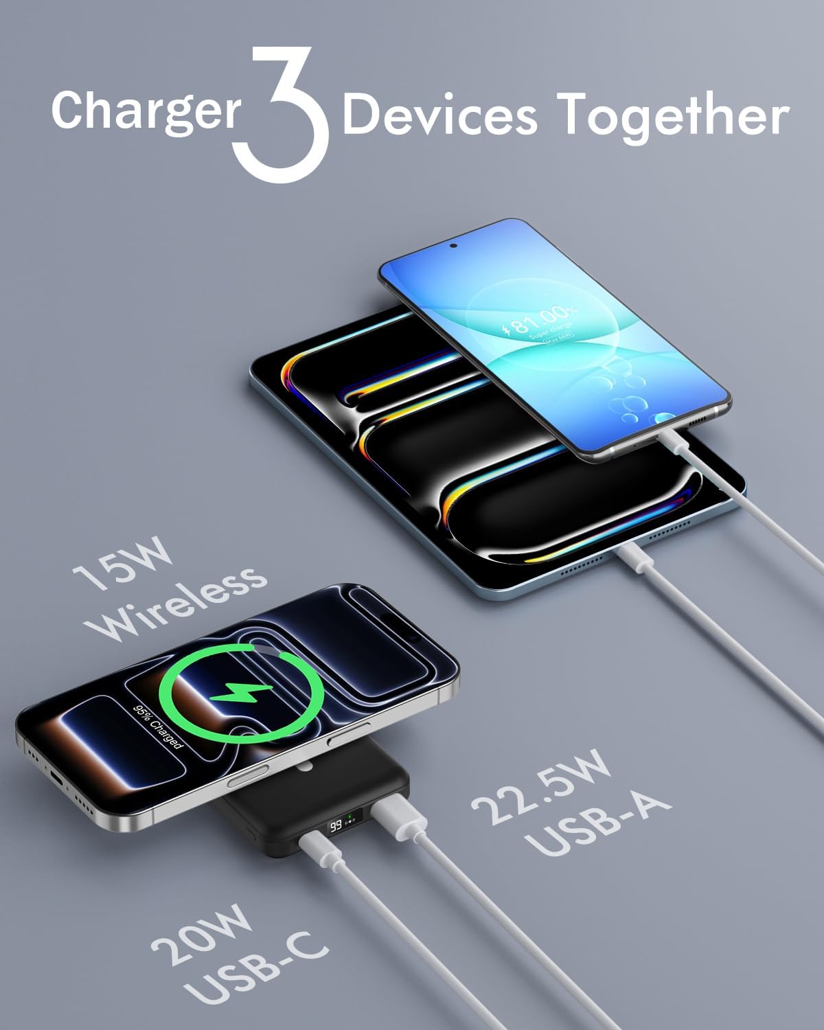 Wireless Portable Magnetic Power Bank