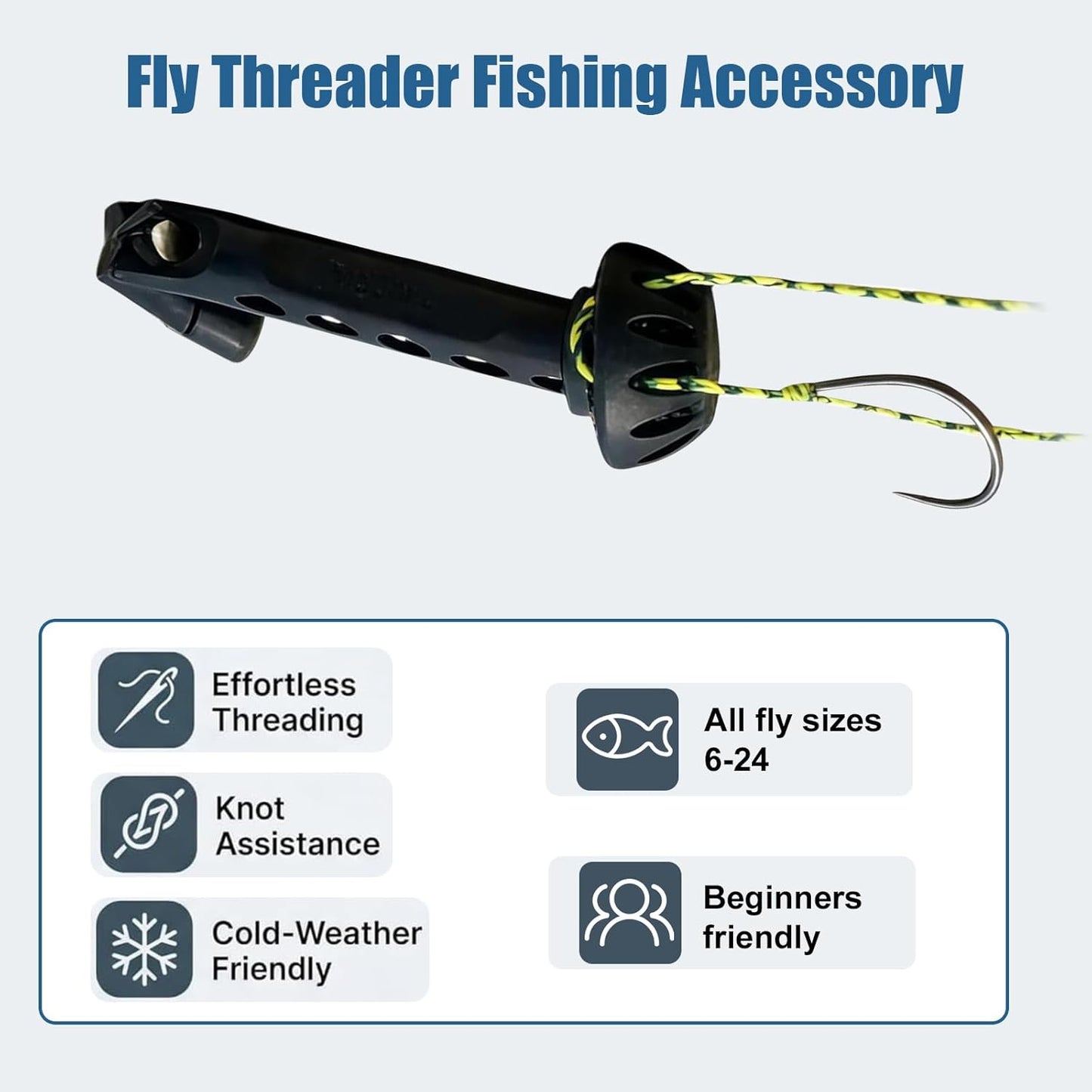 Magnetic Fly Threader & Knot Tying Tool