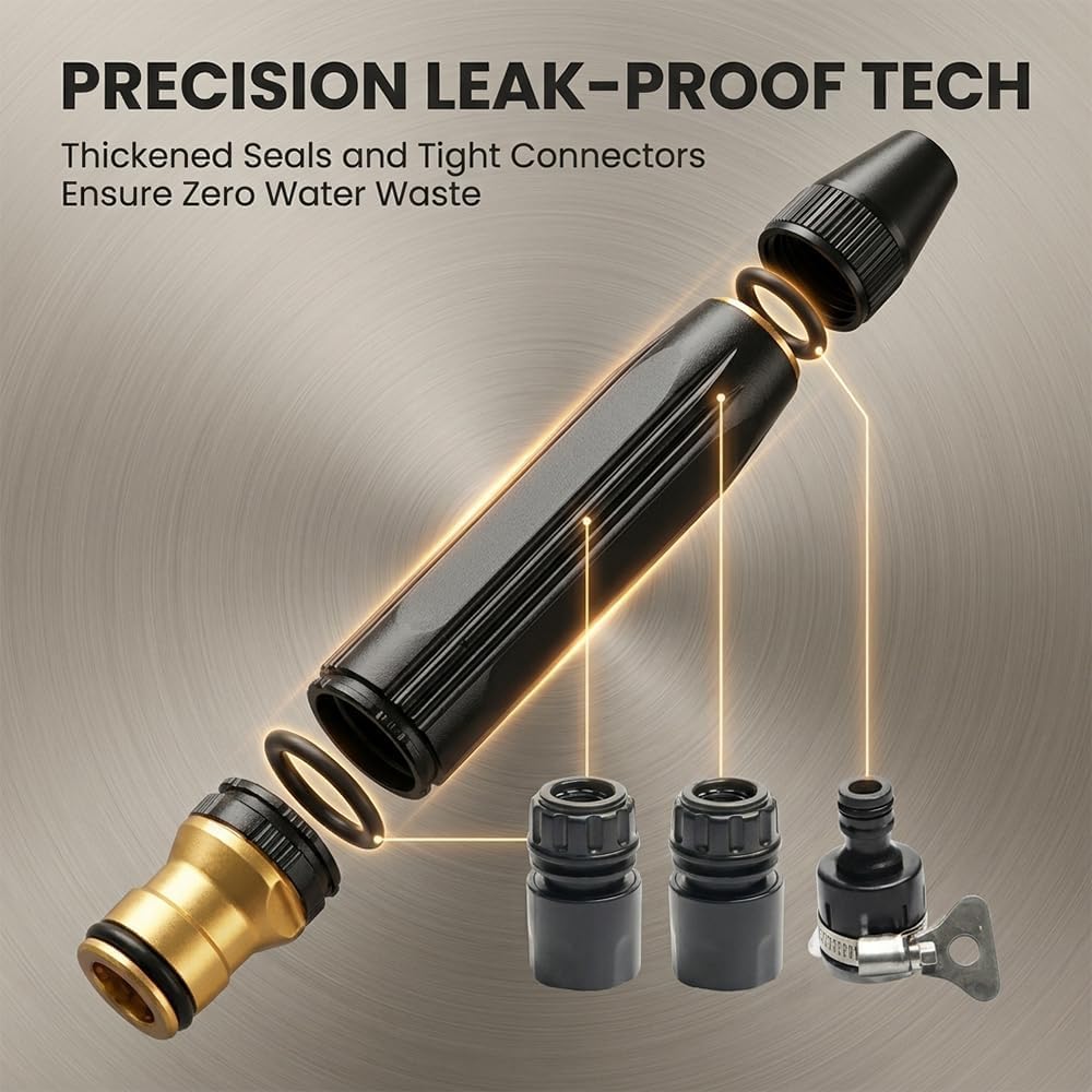Heavy Duty Adjustable Twist Hose Nozzle Jet Sweeper Nozzle