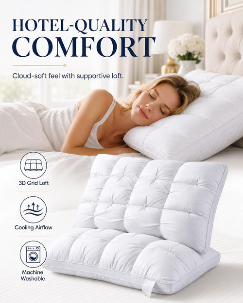 3D Bread Down Bed Pillows