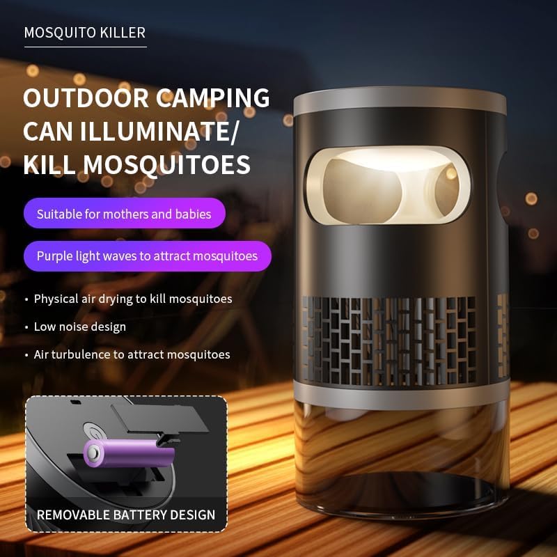 Ultra-Quiet Bionic UV Suction Mosquito Trap