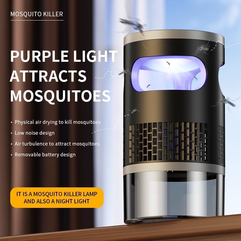 Ultra-Quiet Bionic UV Suction Mosquito Trap