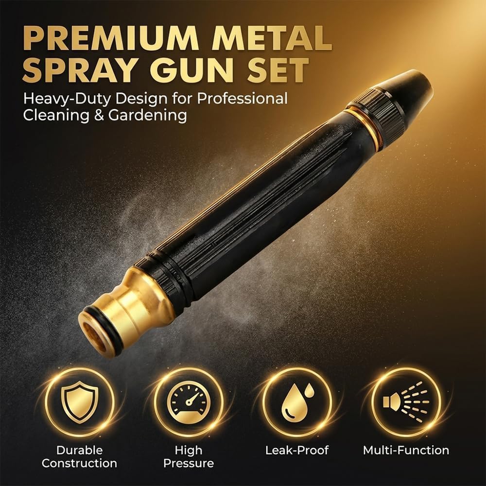 Heavy Duty Adjustable Twist Hose Nozzle Jet Sweeper Nozzle