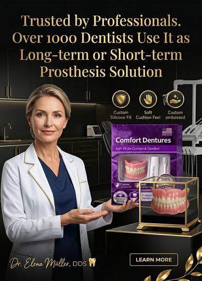 【Save $5,000 NOT Going to Dentists】Smart Silicone Teeth | Patented University Tech